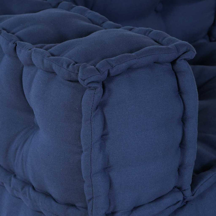 Modulsofa Enhet 3 St Tyg Indigo 140 X 70 X 36 Cm