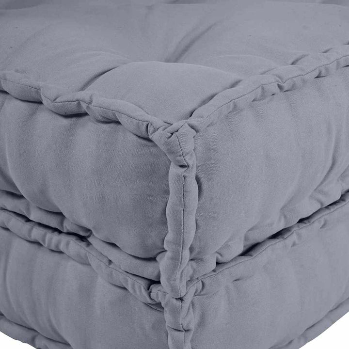 Modulsofa Enhet Tyg Grå 70 X 70 X 56 Cm