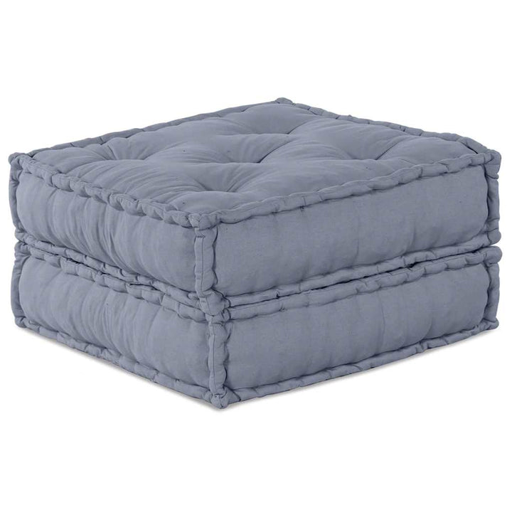Modulsofa Enhet Tyg Grå 70 X 70 X 36 Cm