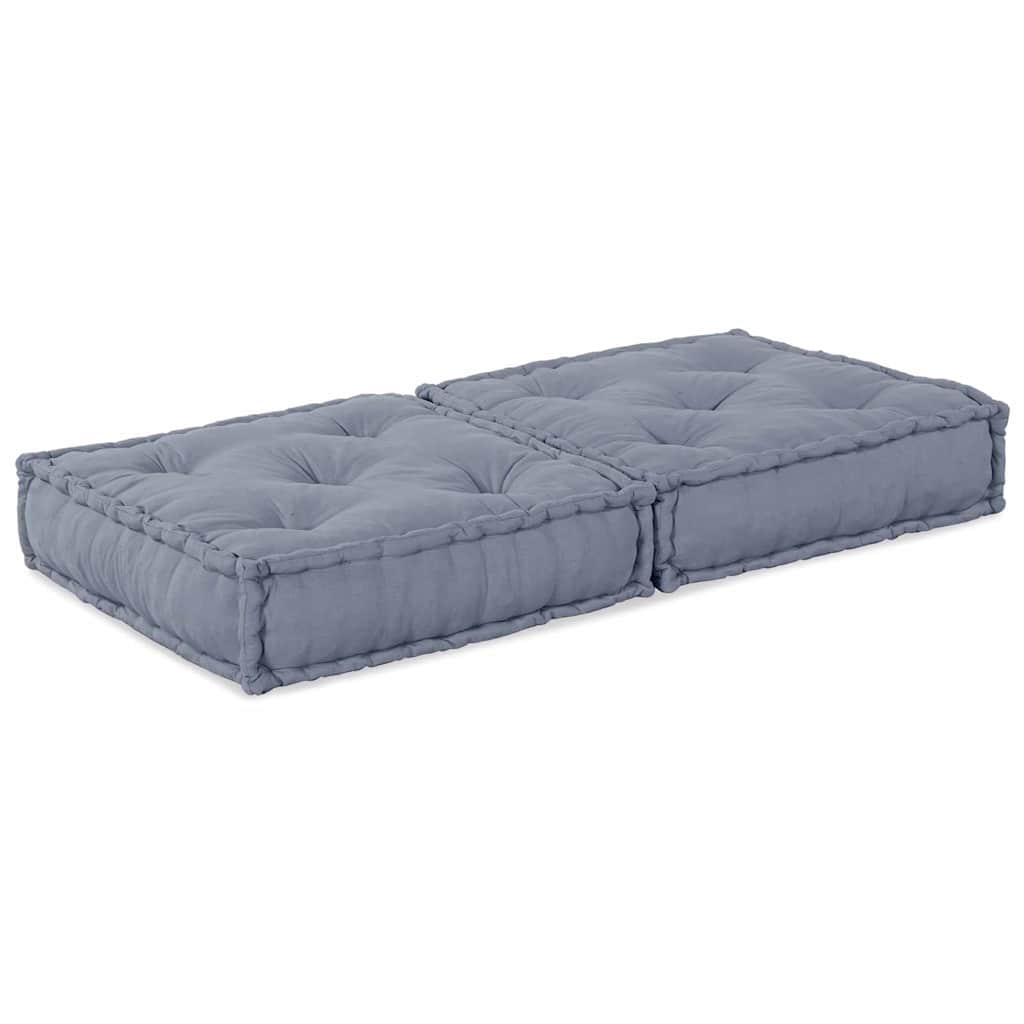 Modulsofa Enhet Tyg Grå 70 X 70 X 36 Cm