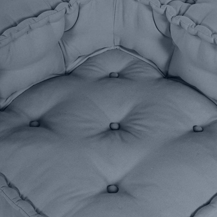 Modulsofa Enhet 3 St Tyg Grå 140 X 70 X 36 Cm