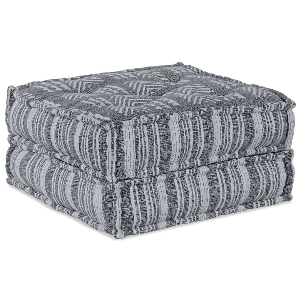 Modulsofa Enhet Grå Tryck 70 X 70 X 36 Cm Tyg