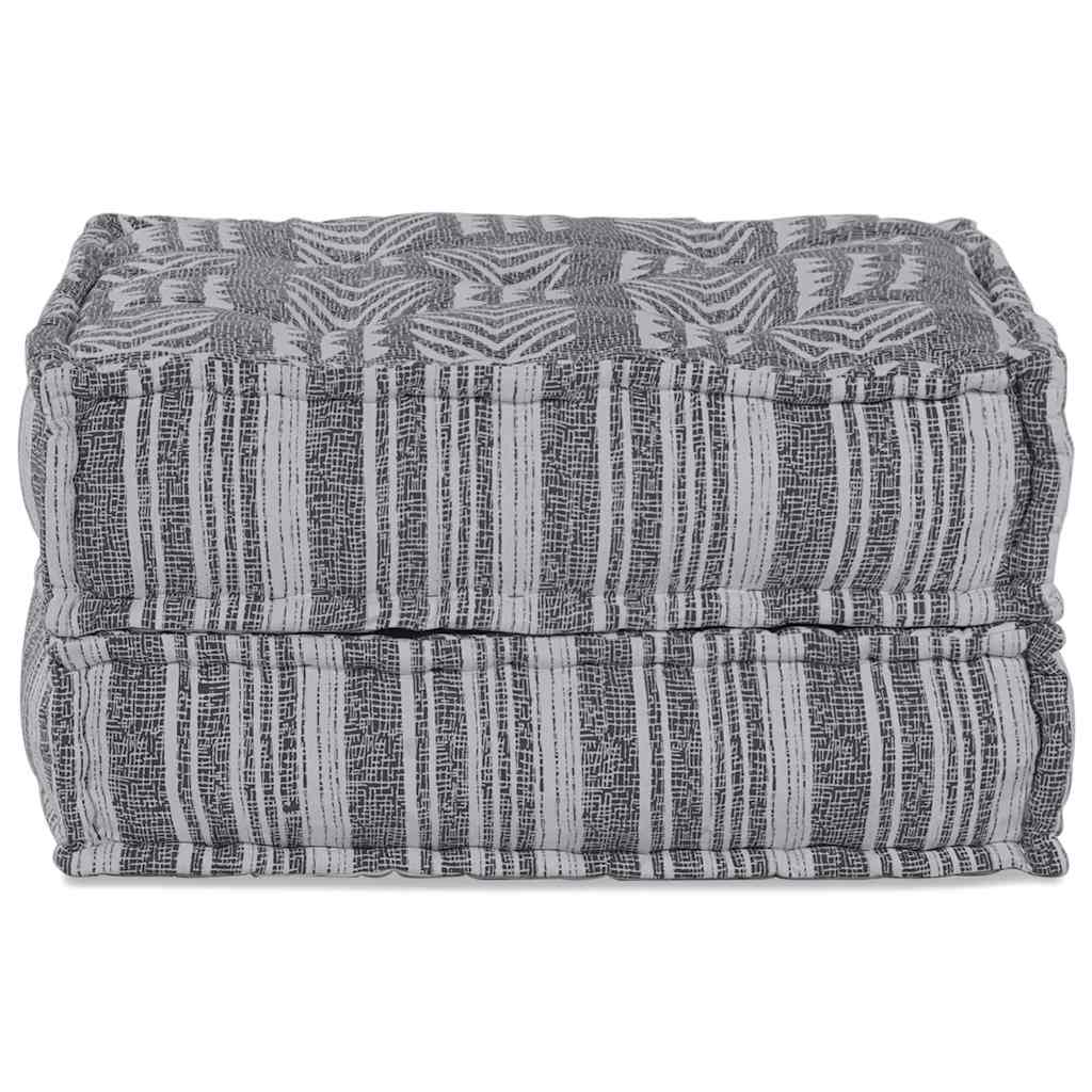 Modulsofa Enhet Grå Tryck 70 X 70 X 36 Cm Tyg