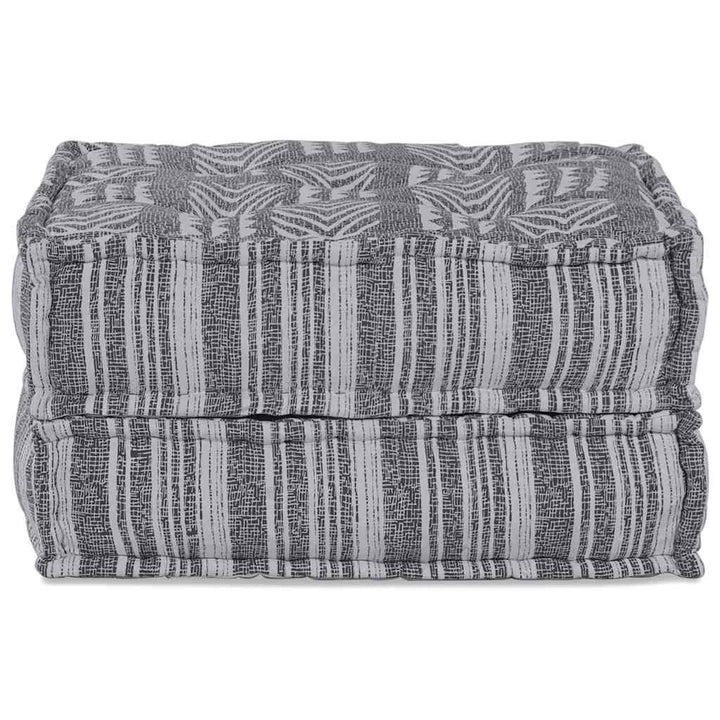 Modulsofa Enhet Grå Tryck 70 X 70 X 36 Cm Tyg