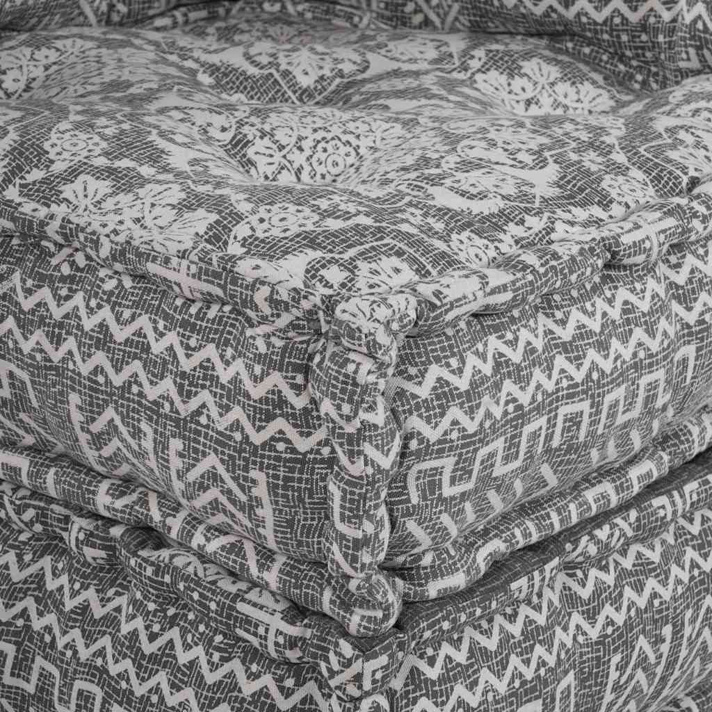 Modulsofa Enhet Ljusgrå 70 X 70 X 56 Cm Tyg