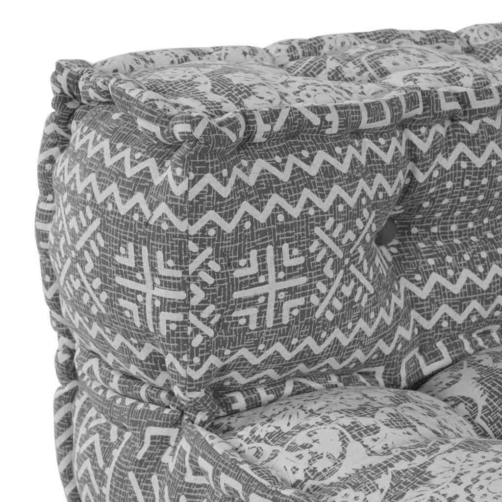 Modulsofa Enhet Ljusgrå 70 X 70 X 56 Cm Tyg
