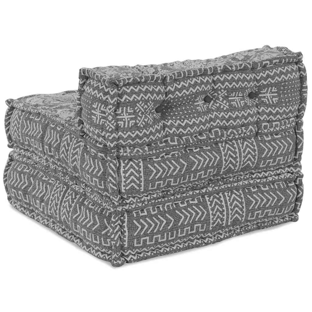 Modulsofa Enhet Ljusgrå 70 X 70 X 56 Cm Tyg