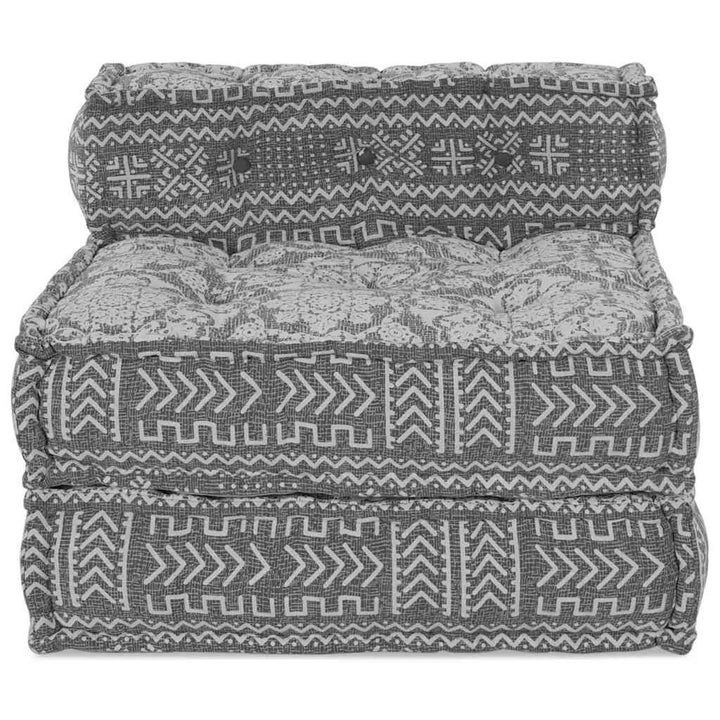 Modulsofa Enhet Ljusgrå 70 X 70 X 56 Cm Tyg