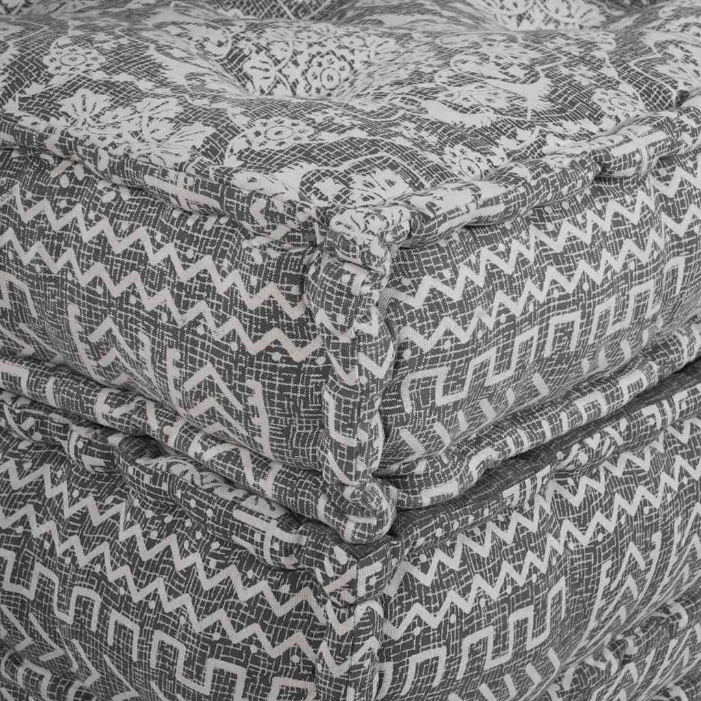 Modulsofa Enhet Ljusgrå 70 X 70 X 36 Cm Tyg