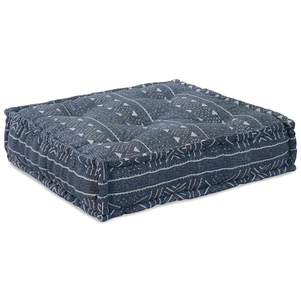 Modulsofa Enhet Indigo Tryck 70 X 70 X 56 Cm Tyg