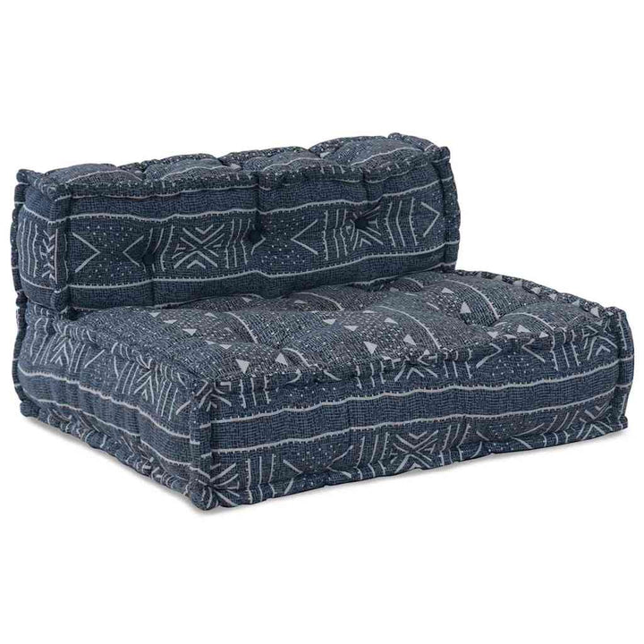 Modulsofa Enhet Indigo Tryck 70 X 70 X 56 Cm Tyg