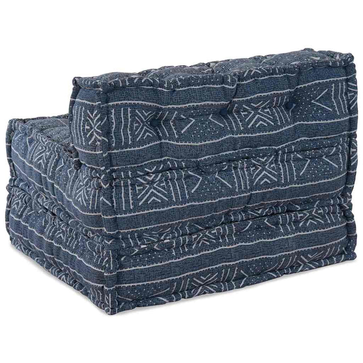 Modulsofa Enhet Indigo Tryck 70 X 70 X 56 Cm Tyg
