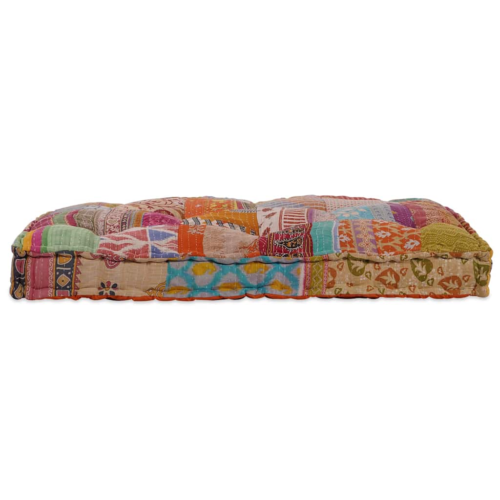 Pallettsoffa Kudde Flerfärgsdesign 120 X 80 X 12 Cm Tyg
