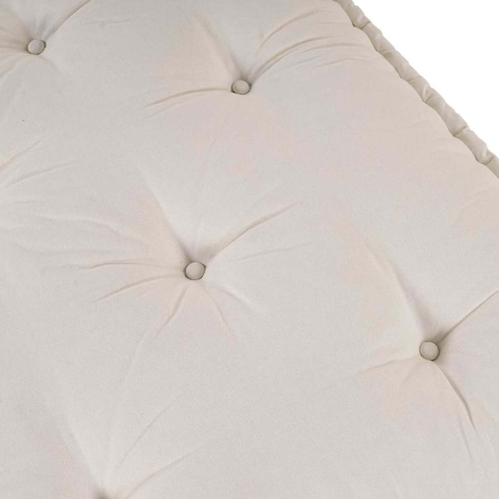 Pallettsoffa Kudde Gräddvit 120 X 80 X 12 Cm Tyg
