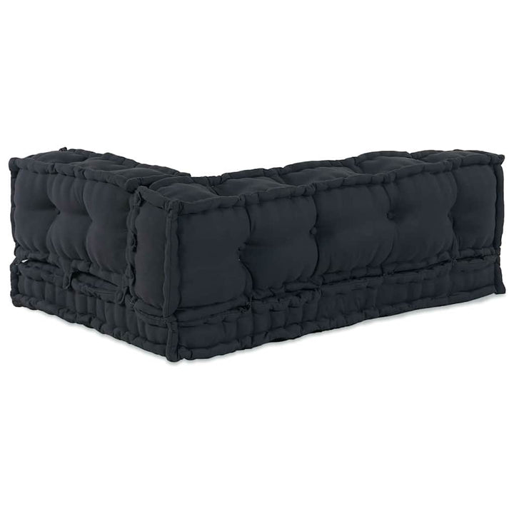 Pallettsoffa Kudde 3 Pcs Antracit 120 X 80 X 38 Cm Tyg