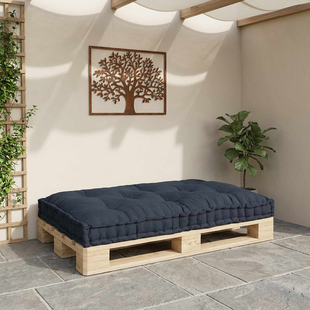 Pallettsoffa Kudde Antracit 120 X 80 X 12 Cm Tyg