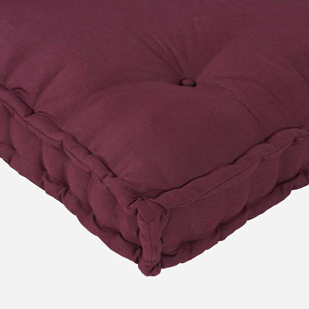 Pallettsoffa Kudde Bordeaux 120 X 80 X 12 Cm Tyg
