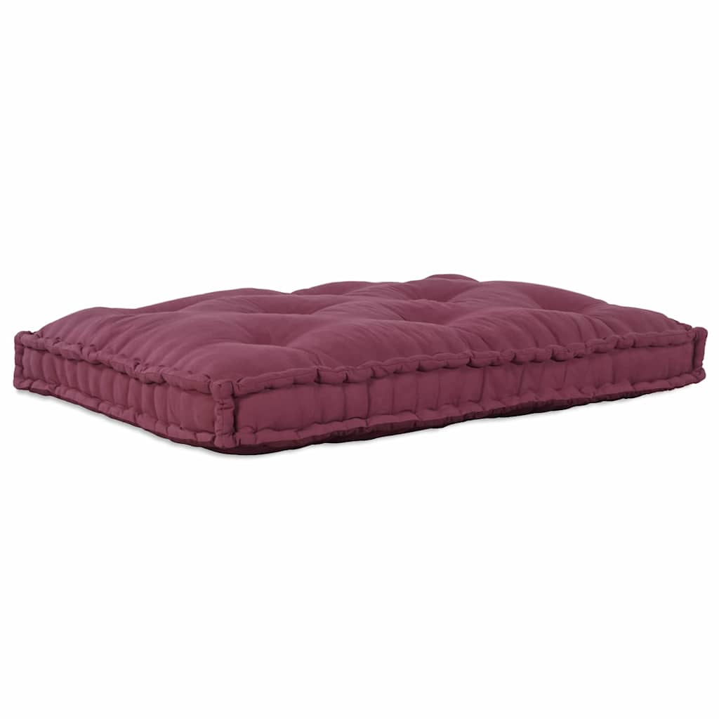 Pallettsoffa Kudde Bordeaux 120 X 80 X 12 Cm Tyg