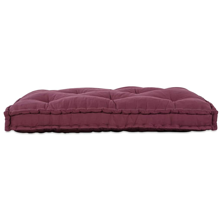 Pallettsoffa Kudde Bordeaux 120 X 80 X 12 Cm Tyg