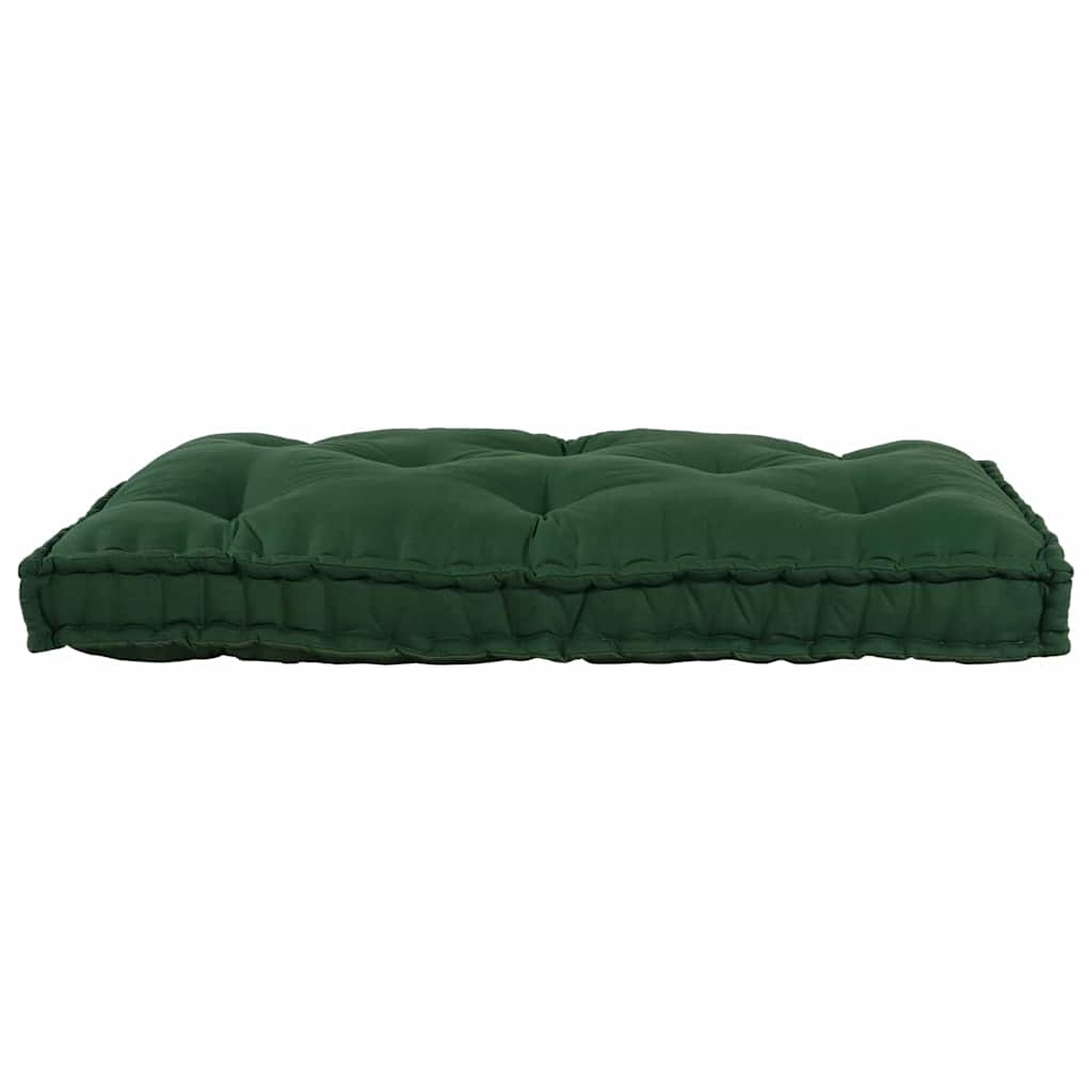 Pallettsoffa Kudde Grön 120 X 80 X 12 Cm Tyg