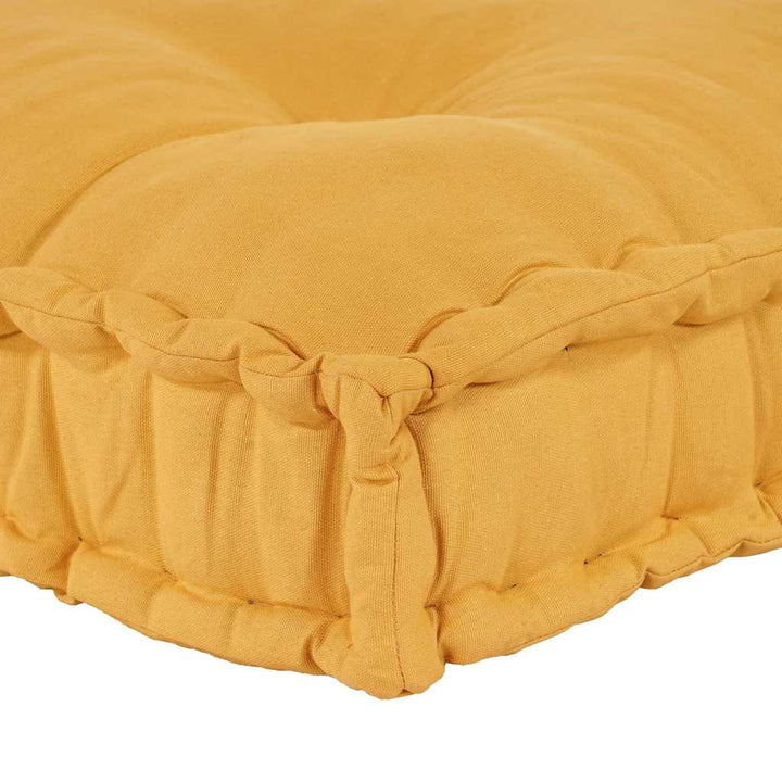 Pallettsoffa Kudde Gul 120 X 80 X 12 Cm Tyg