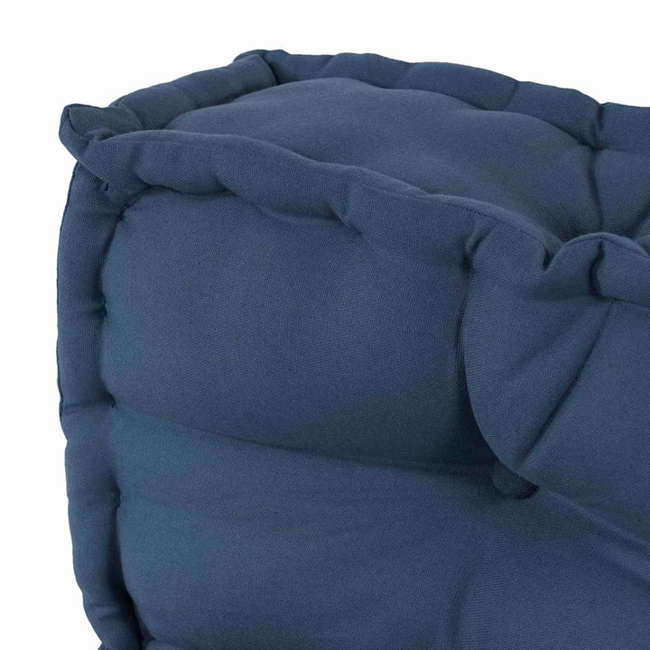 Pallettsoffa Kudde 2 Pcs Indigo 120 X 80 X 38 Cm Tyg