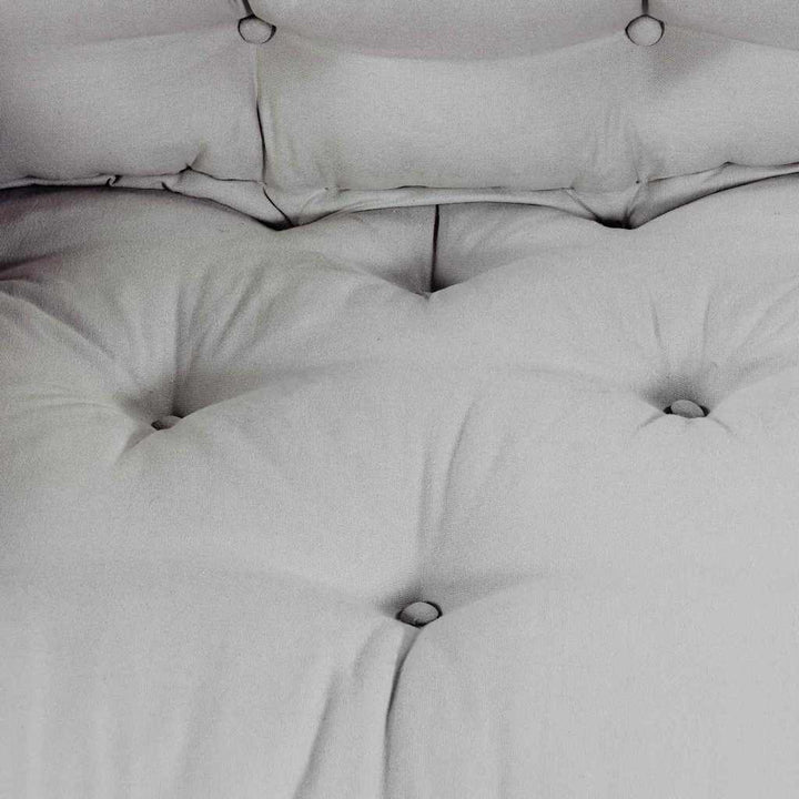 Pallettsoffa Kudde 3 Pcs Grå 120 X 80 X 38 Cm Tyg