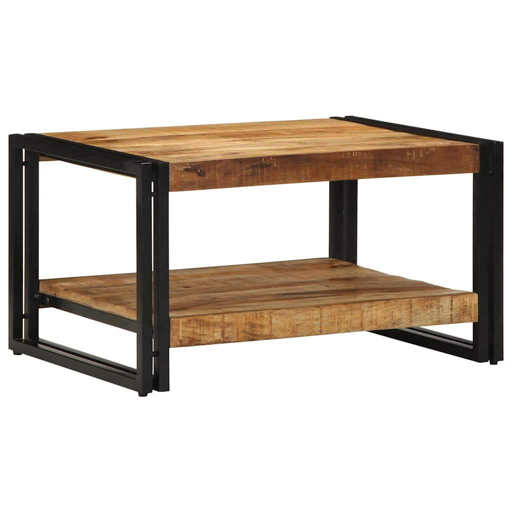 Soffbord 70X50X38 Cm Massivt Grovt Trä Mango
