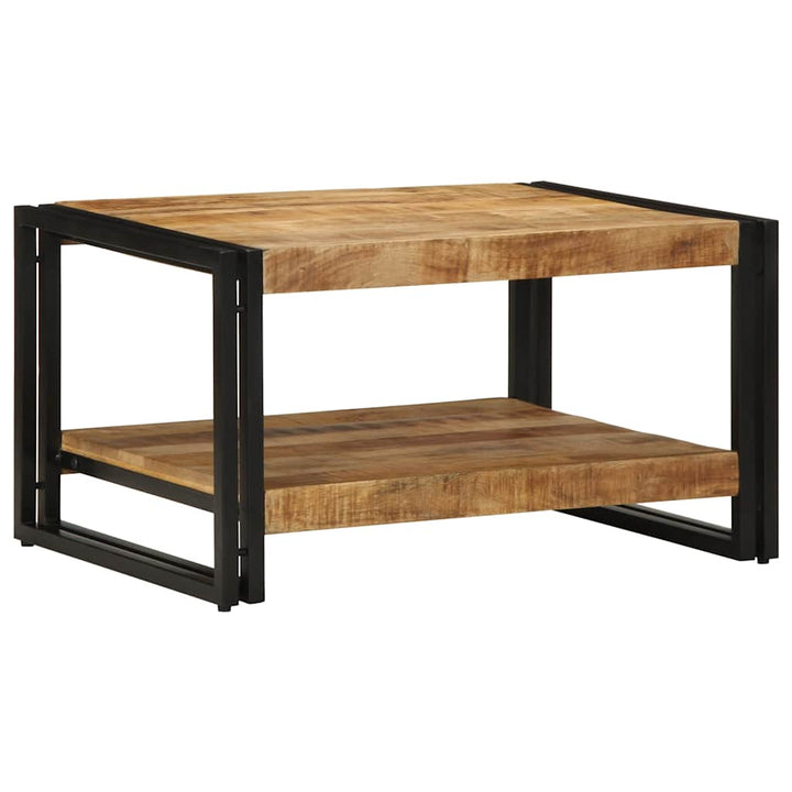 Soffbord 70X50X38 Cm Massivt Grovt Trä Mango