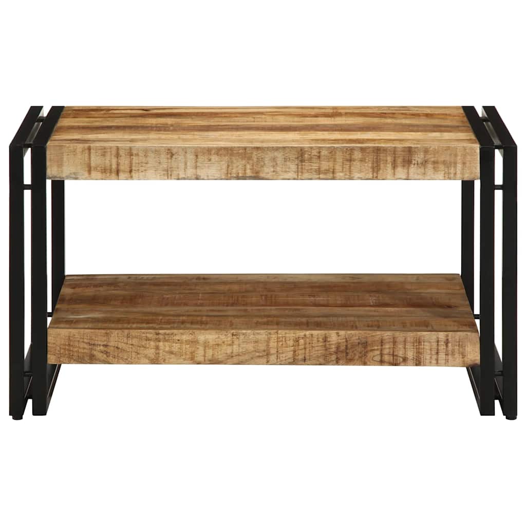 Soffbord 70X50X38 Cm Massivt Grovt Trä Mango