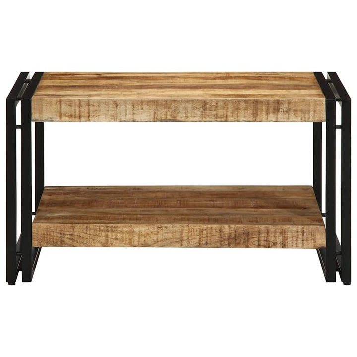 Soffbord 70X50X38 Cm Massivt Grovt Trä Mango
