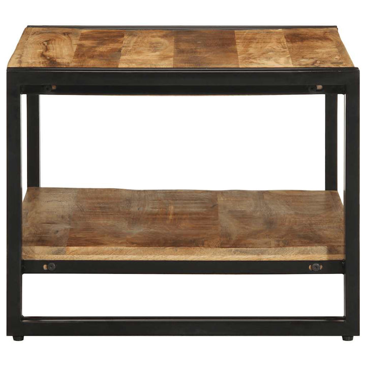 Soffbord 70X50X38 Cm Massivt Grovt Trä Mango