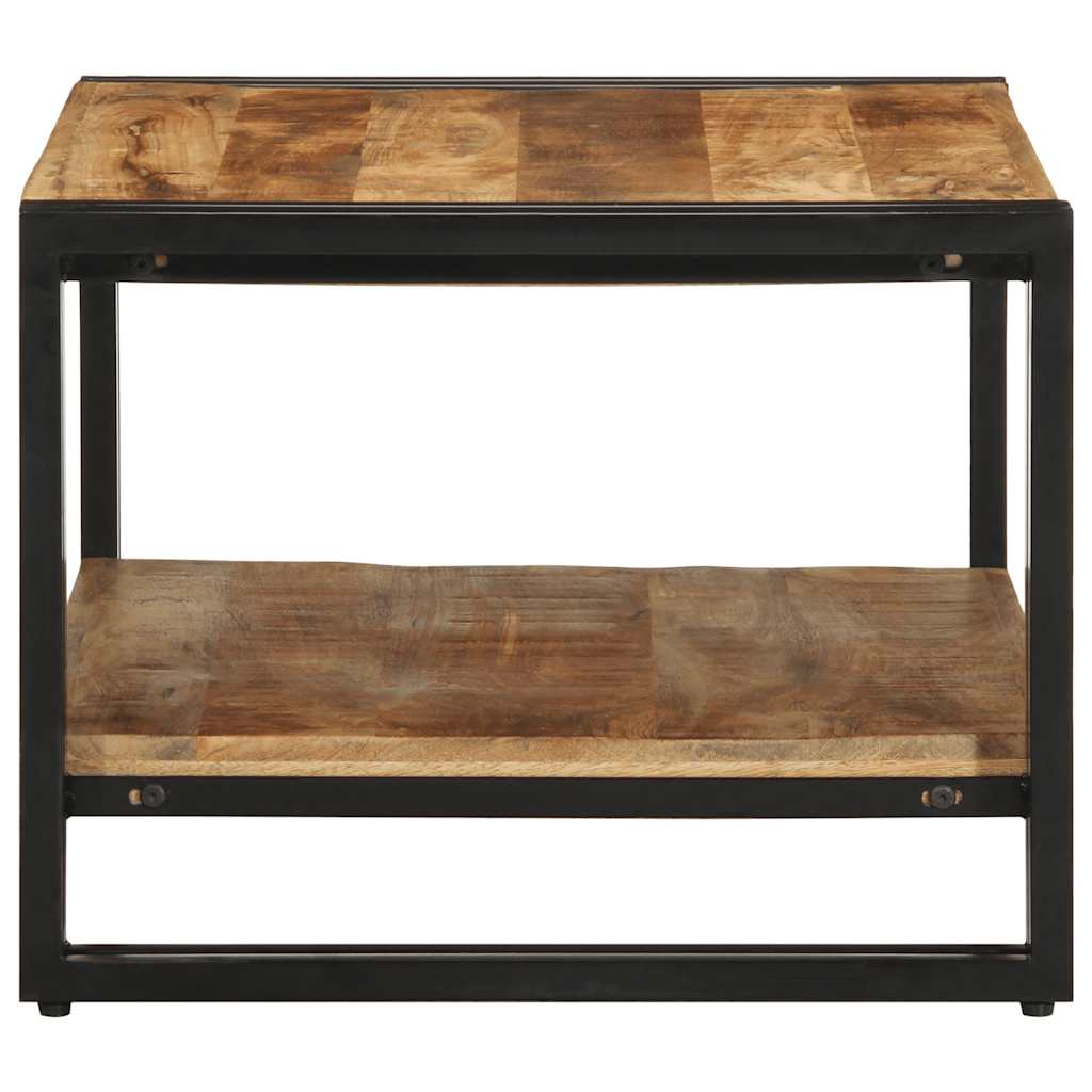 Soffbord 70X50X38 Cm Massivt Grovt Trä Mango