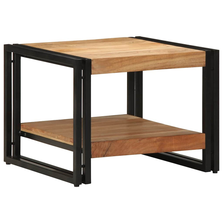 Soffbord 70X50X38 Cm Massivt Grovt Trä Mango