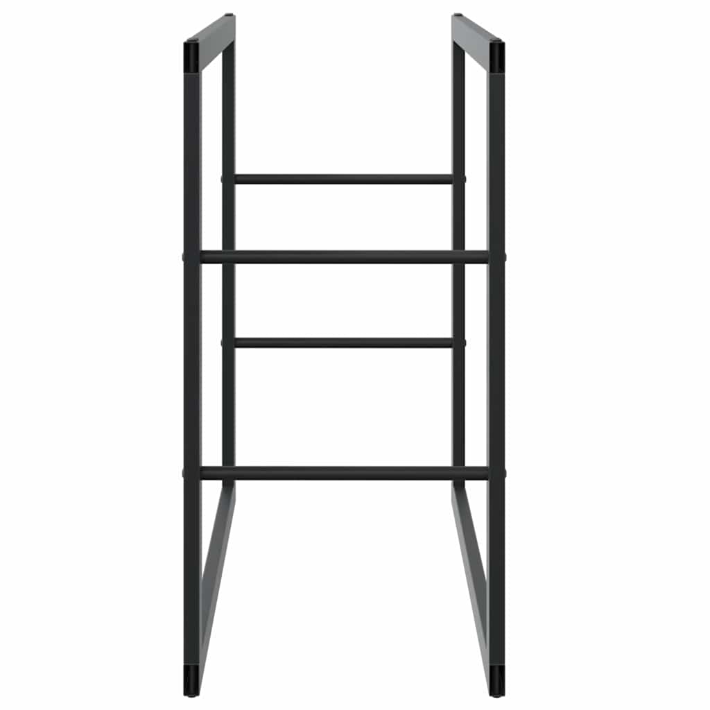 Vedställ Svart Stål