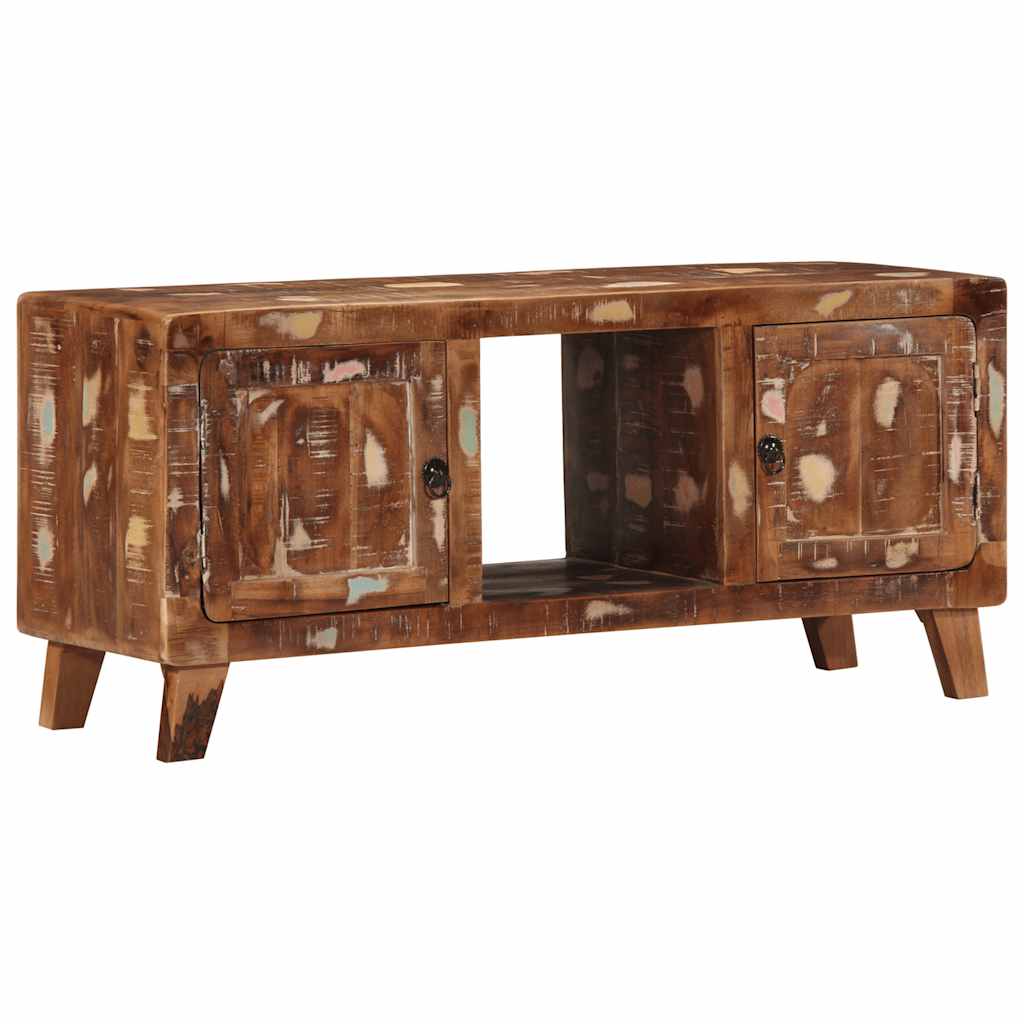 Tv-Bänk 105X46X32 Cm Massivt Trä Återvunnet