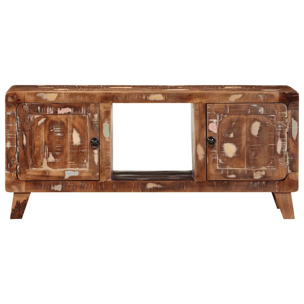 Tv-Bänk 105X46X32 Cm Massivt Trä Återvunnet