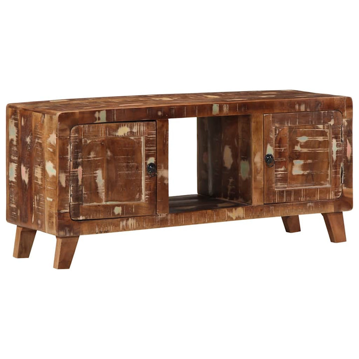 Tv-Bänk 105X46X32 Cm Massivt Trä Återvunnet