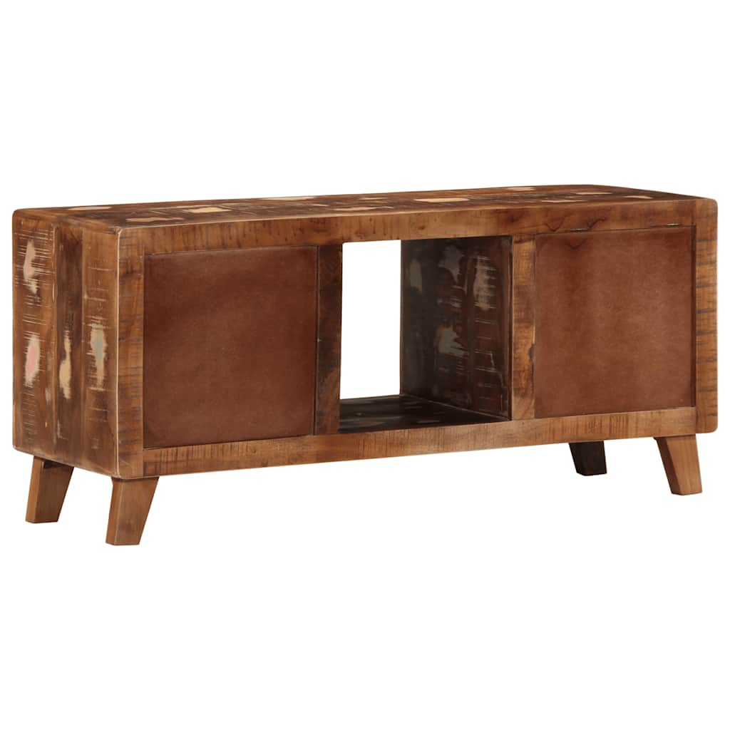 Tv-Bänk 105X46X32 Cm Massivt Trä Återvunnet