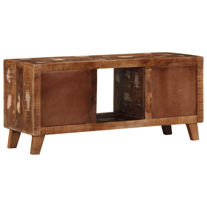 Tv-Bänk 105X46X32 Cm Massivt Trä Återvunnet
