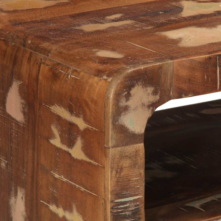 Tv-Bänk 105X46X32 Cm Massivt Trä Återvunnet