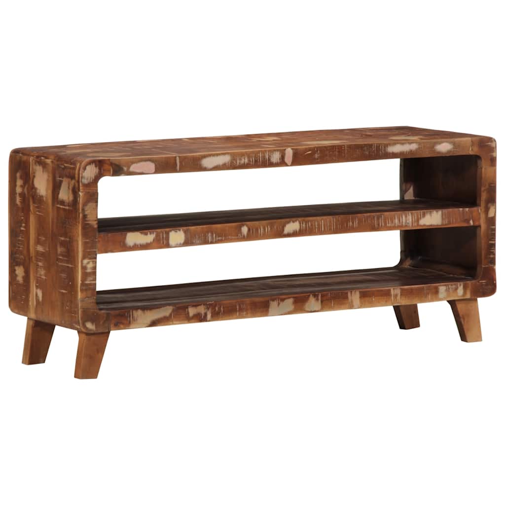 Tv-Bänk 105X46X32 Cm Massivt Trä Återvunnet
