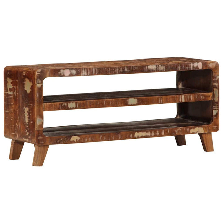 Tv-Bänk 105X46X32 Cm Massivt Trä Återvunnet