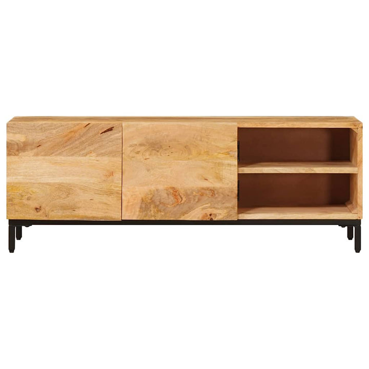 Förvaringsskåp Med Hylla Brun 110 X 30 X 40 Cm Massivt Mangoträ