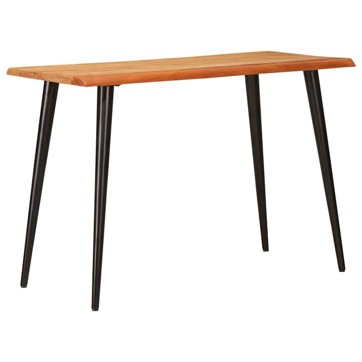 Matbord Brun Och Svart 110 X 55 X 78 Cm Massivt Mangoträ