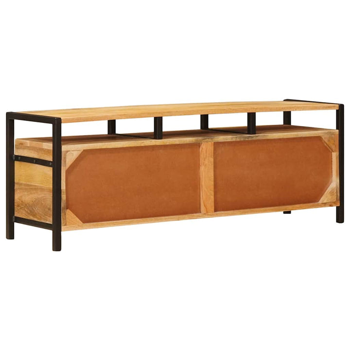 Förvaringsskåp Med Låda Brun 110 X 30 X 40 Cm Massivt Mangoträ