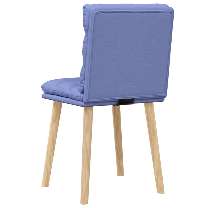 Matstolar 2 St Jeans Blått Tyg