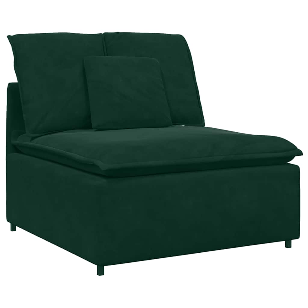 Modulsoffa Med Dynor Sammet