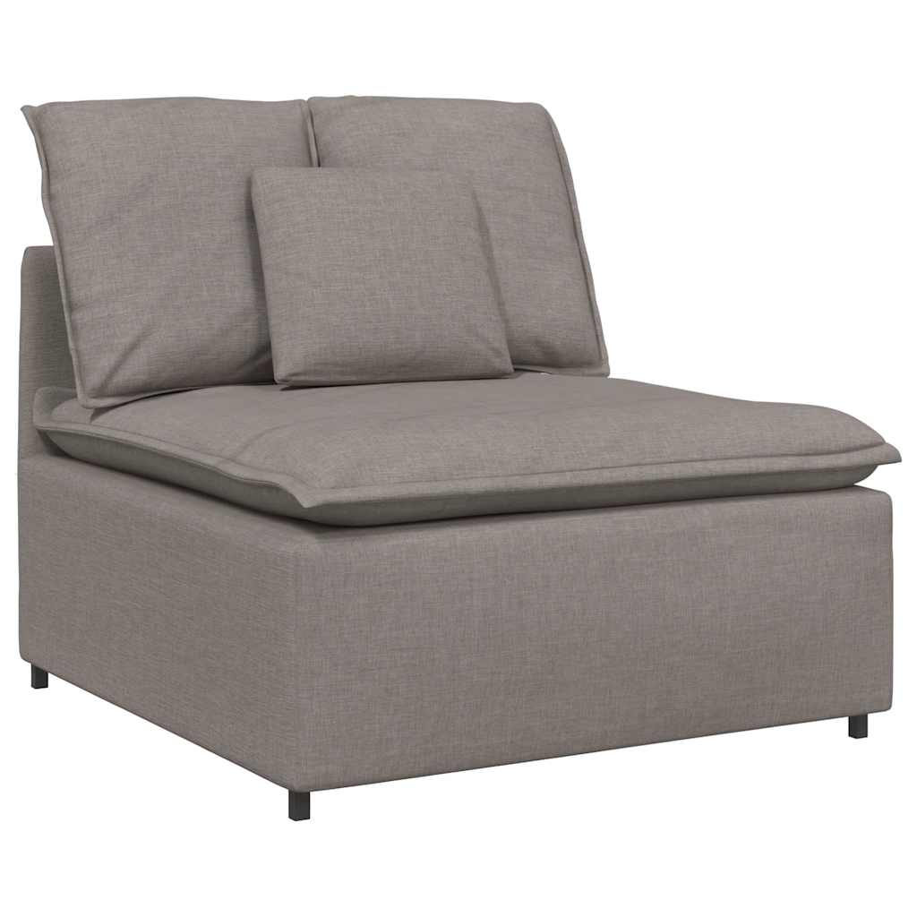 Modulsoffa Med Fotpall Och Dynor I