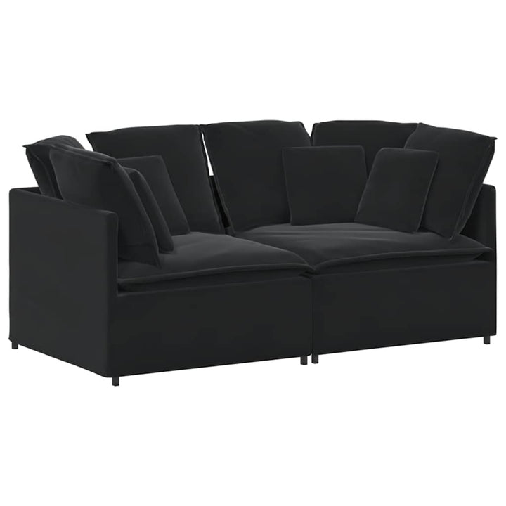 Modulsoffa Med Kuddar Sammet